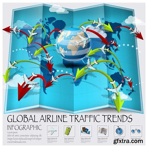 Infographics Elements 8, 25xEPS