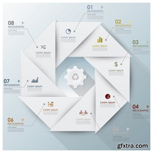 Infographics Elements 8, 25xEPS