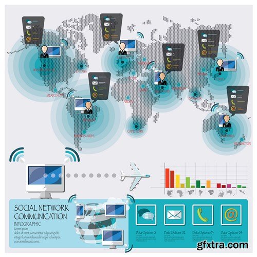Infographics Elements 8, 25xEPS