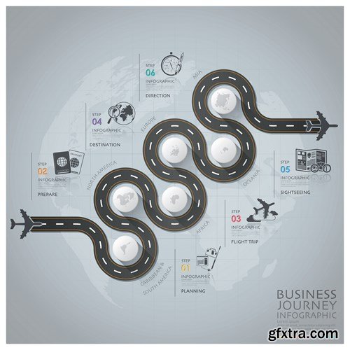 Infographics Elements 8, 25xEPS