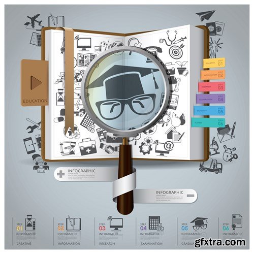 Infographics Elements 8, 25xEPS