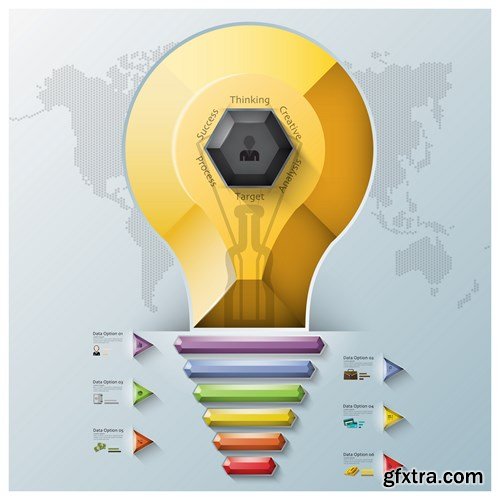 Infographics Elements 8, 25xEPS