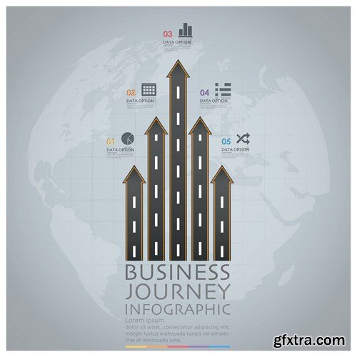 Infographics Elements 8, 25xEPS