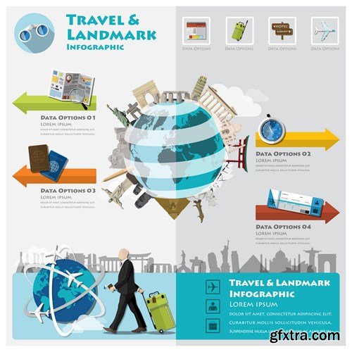 Infographics Elements 8, 25xEPS