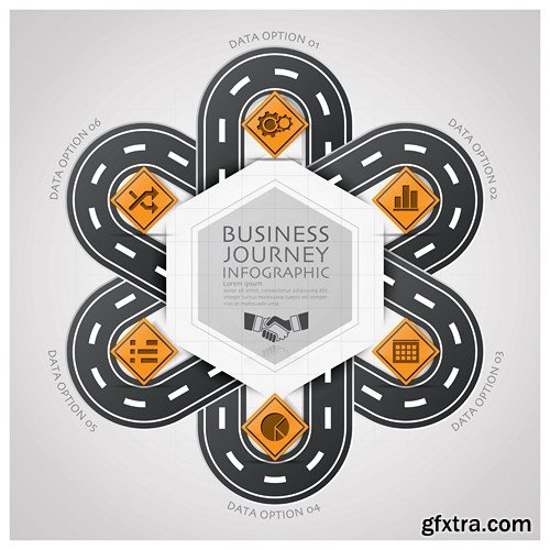 Infographics Elements 8, 25xEPS