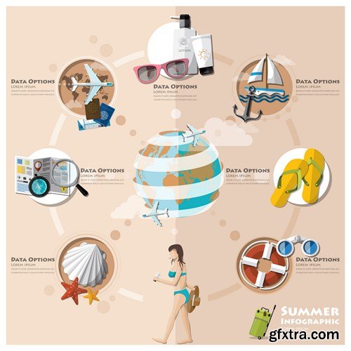 Infographics Elements 8, 25xEPS