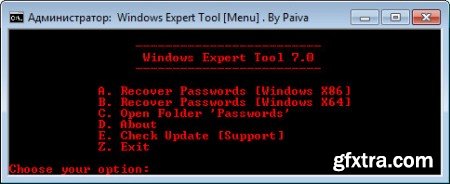 Windows Expert Tool v7.0