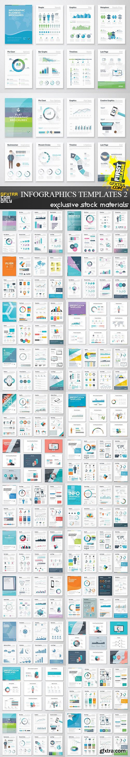 Infographics Templates 2, 25xEPS