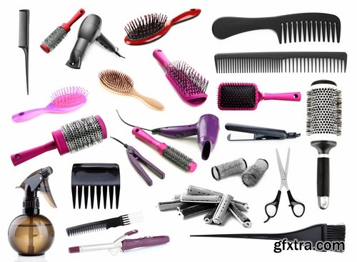 Collection of different sets for the hairdresser 25 HQ Jpeg