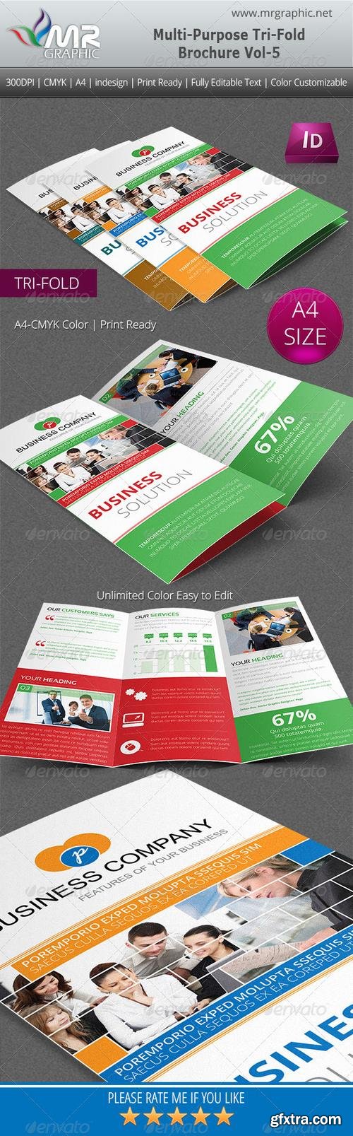 GraphicRiver - Multipurpose Business Tri-Fold Brochure Vol-5
