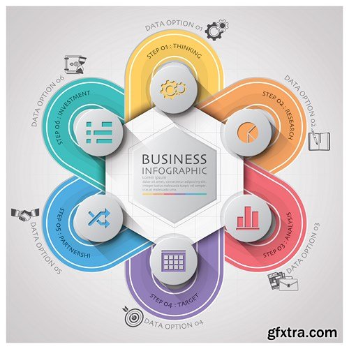 Infographics Elements 9, 25xEPS