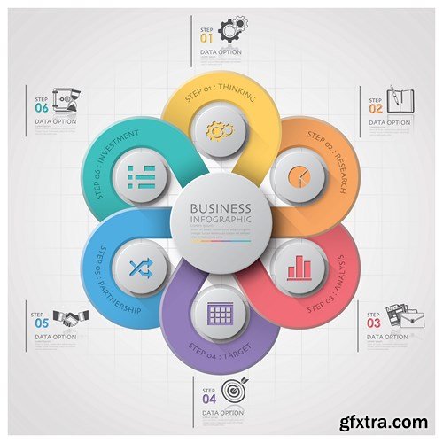 Infographics Elements 9, 25xEPS
