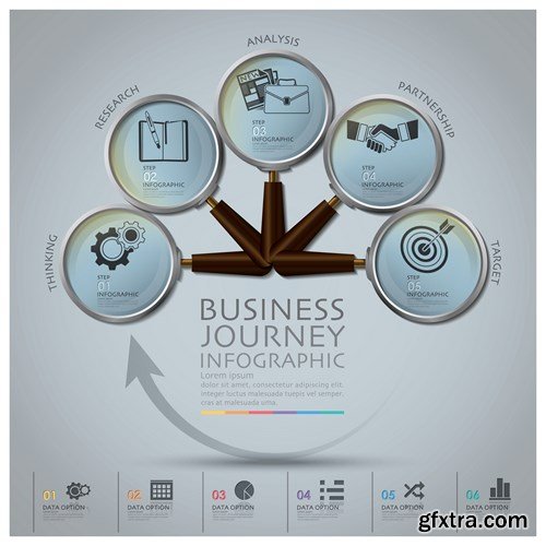 Infographics Elements 9, 25xEPS