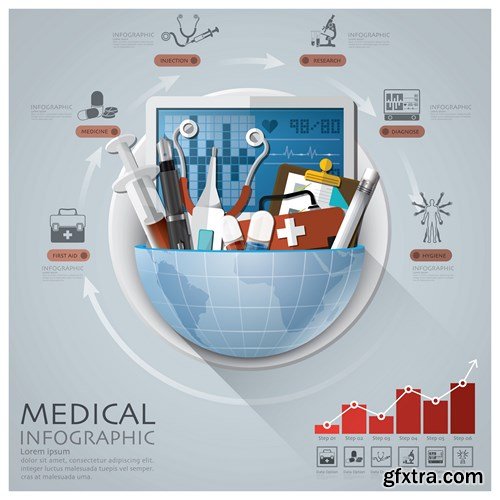 Infographics Elements 9, 25xEPS