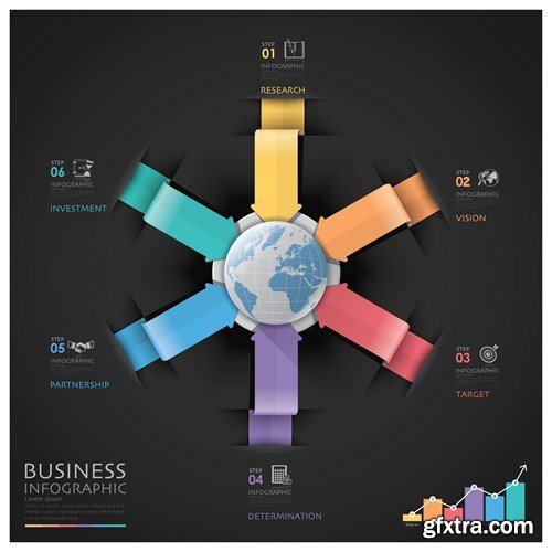 Infographics Elements 9, 25xEPS