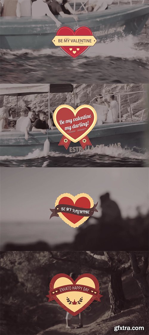 Videohive Valentines Day Badges Package 10108521