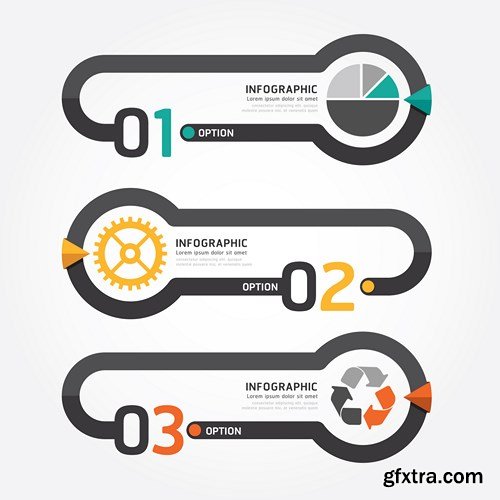 Infographics Elements 10, 25xEPS