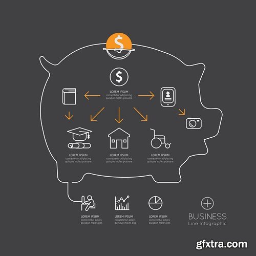 Infographics Elements 10, 25xEPS