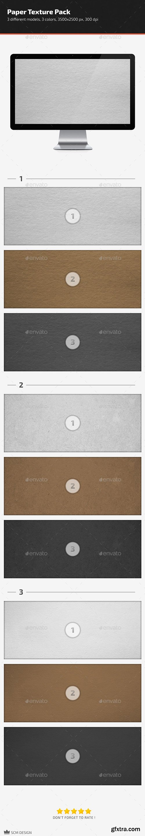 GraphicRiver - Paper Texture Pack 9947965