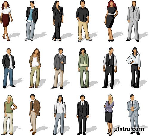 People Vector Collection 4, 25xEPS