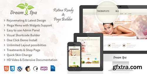ThemeForest - Dream Spa v1.5 - Responsive Beauty Salon WordPress Theme