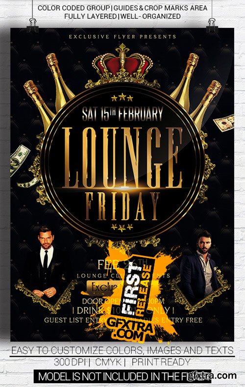 Lounge Friday Party Flyer Template Lounge Friday Party Flyer Template
