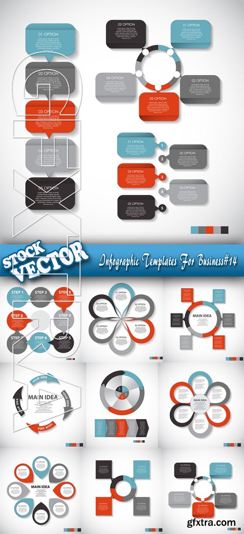 Stock Vector - Infographic Templates For Business#14
