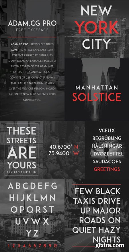 ADAM.CG PRO Typeface