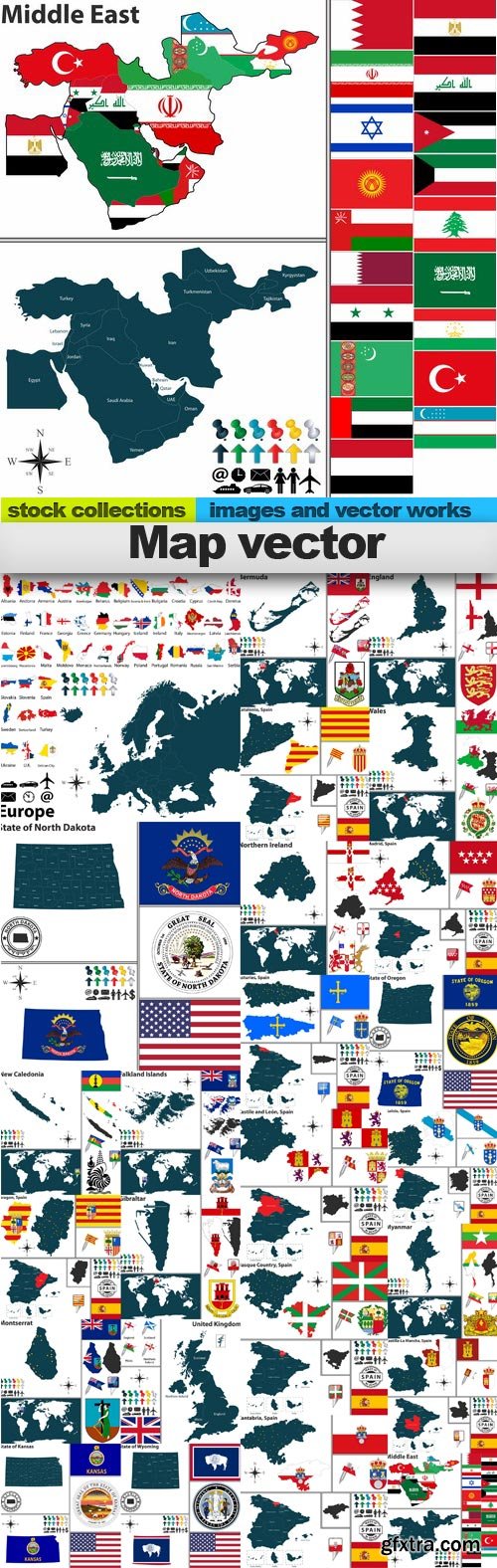 Map vector, 25 x EPS Map vector, 25 x EPS