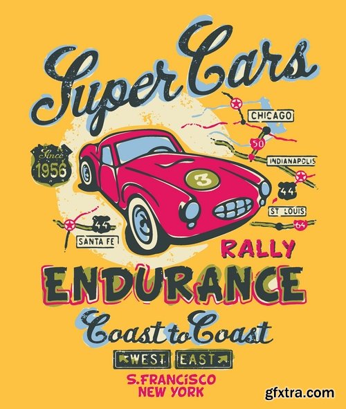 T-shirt print design for kids 2 25xEPS