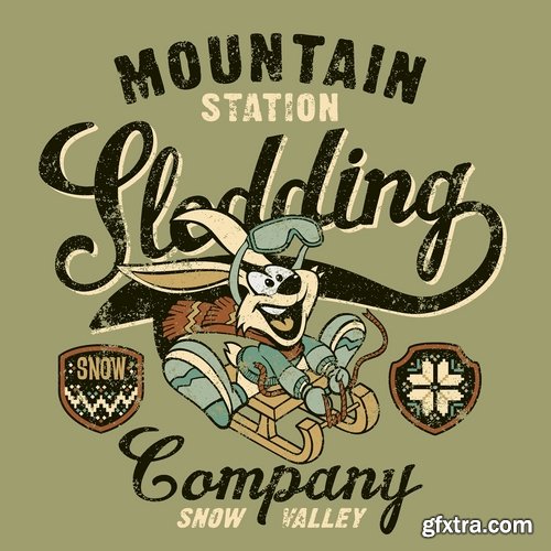 T-shirt print design for kids 2 25xEPS