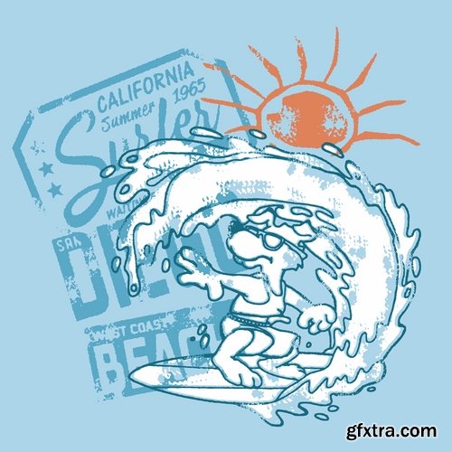 T-shirt print design for kids 2 25xEPS