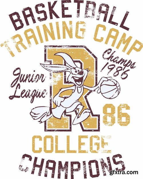 T-shirt print design for kids 2 25xEPS