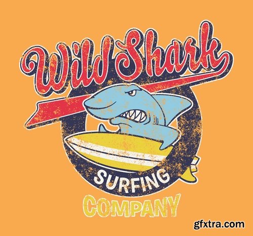 T-shirt print design for kids 2 25xEPS