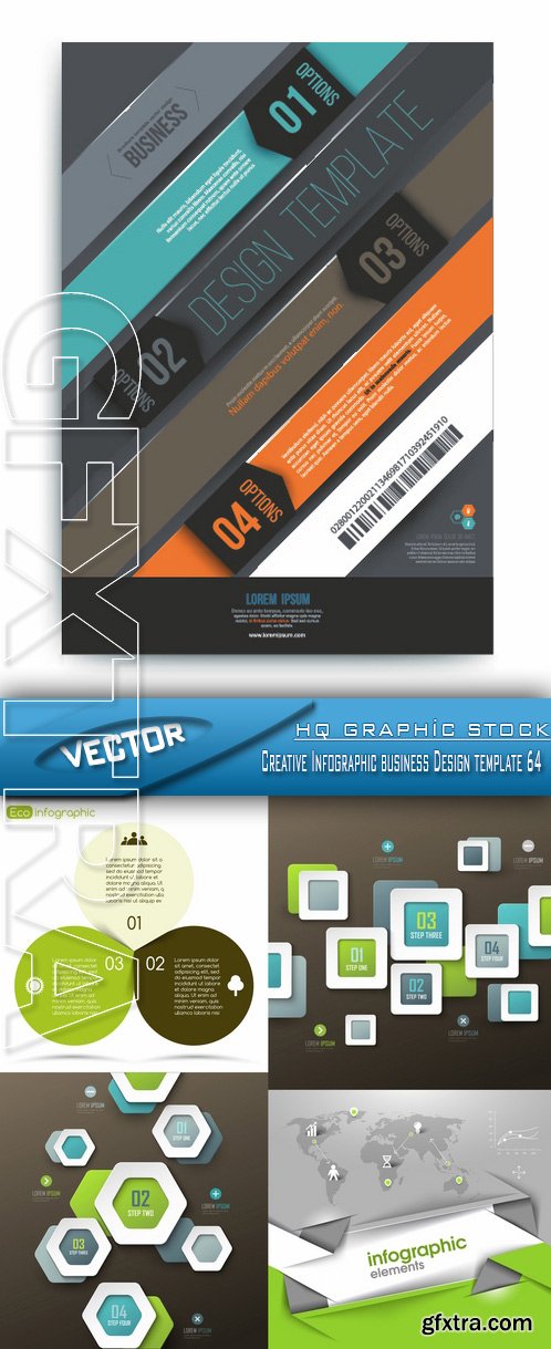 Stock Vector - Creative Infographic business Design template 64
