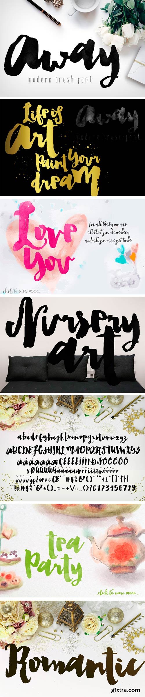CM - Away Font, Modern Brush Calligraphy CM - Away Font, Modern Brush Calligraphy