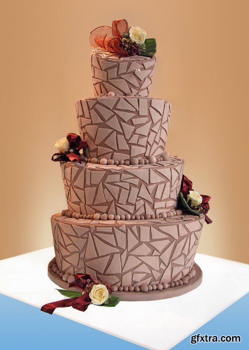 Wedding cake, 25 x UHQ JPEG