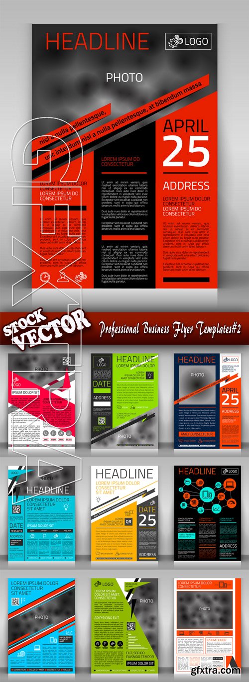 Stock Vector - Professional Business Flyer Templates#2