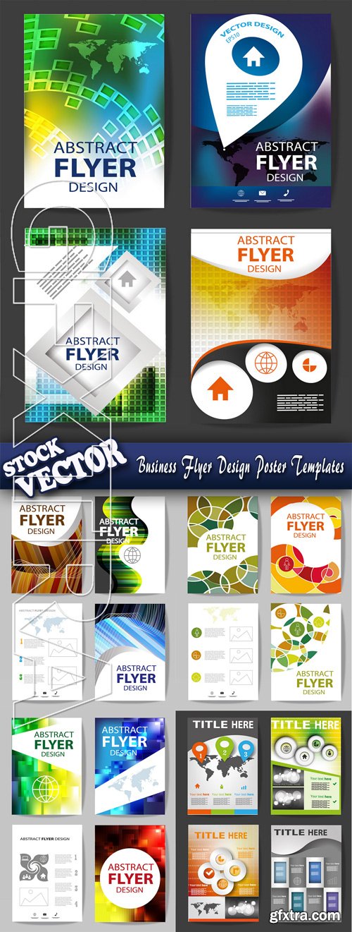 Stock Vector - Business Flyer Design Poster Templates