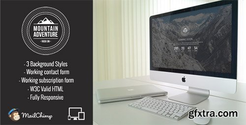 ThemeForest - Mountain - Responsive Coming Soon - RIP