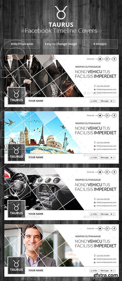 GraphicRiver - Taurus - Facebook Timeline Covers 10301915
