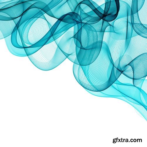 Abstract Smoky Waves Background