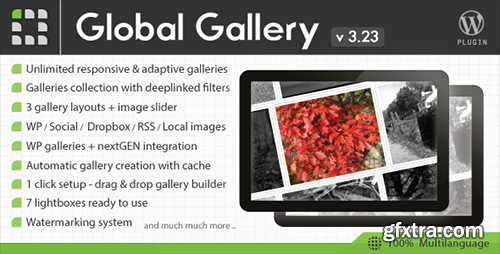 CodeCanyon - Global Gallery v3.23 - WordPress Responsive Gallery