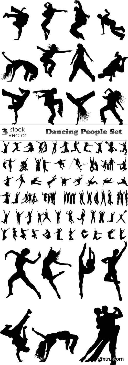 Vectors - Dancing People Set