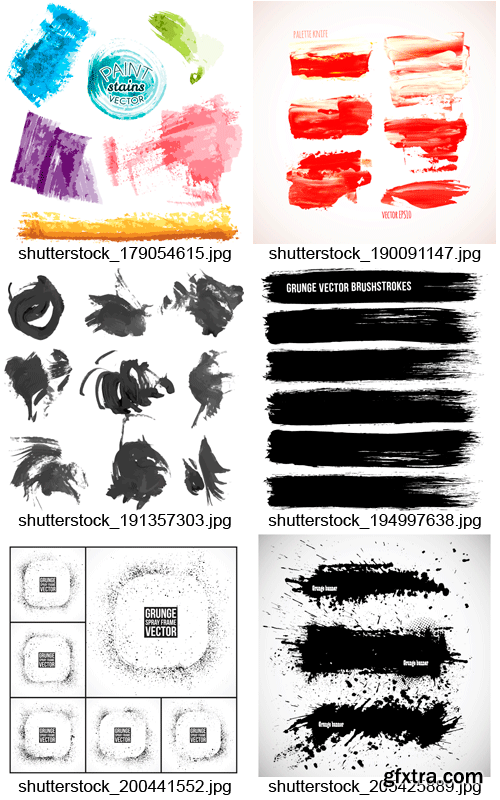 Amazing SS - Brush Strokes, 25xEPS Amazing SS - Brush Strokes, 25xEPS