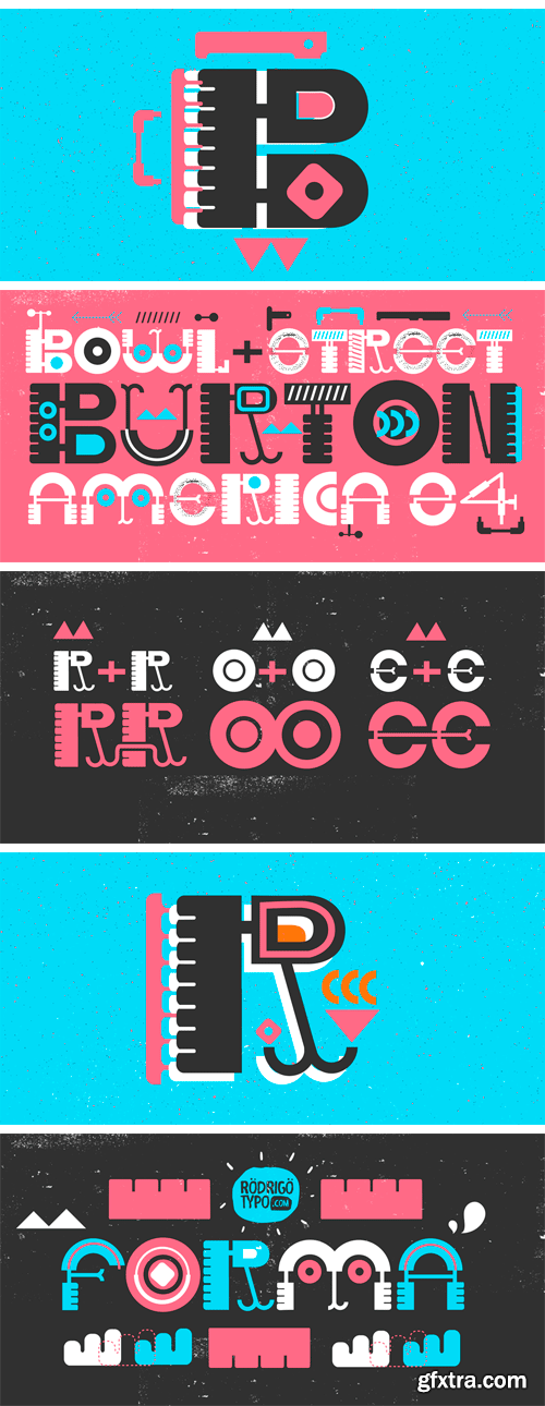 Forma Font Family - 6 Fonts $87