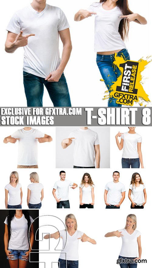 Stock Photos - T-shirt 8, 25xJPG