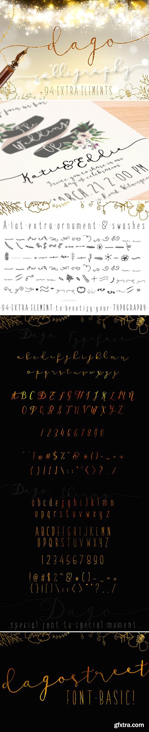 CM - Dago, Modern Calligraphy Font CM - Dago, Modern Calligraphy Font