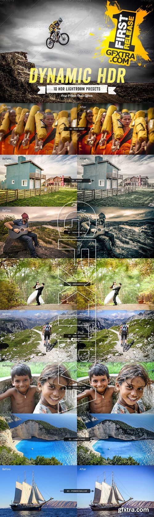 CM - Dynamic HDR Lightroom Presets Vol 1 98336