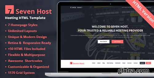 ThemeForest - Seven Host - Hosting HTML Template - FULL